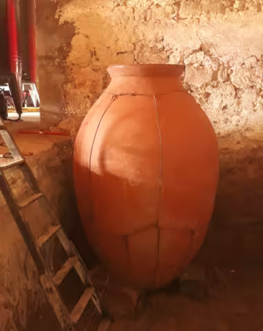 Qwevri avant ensevelissement